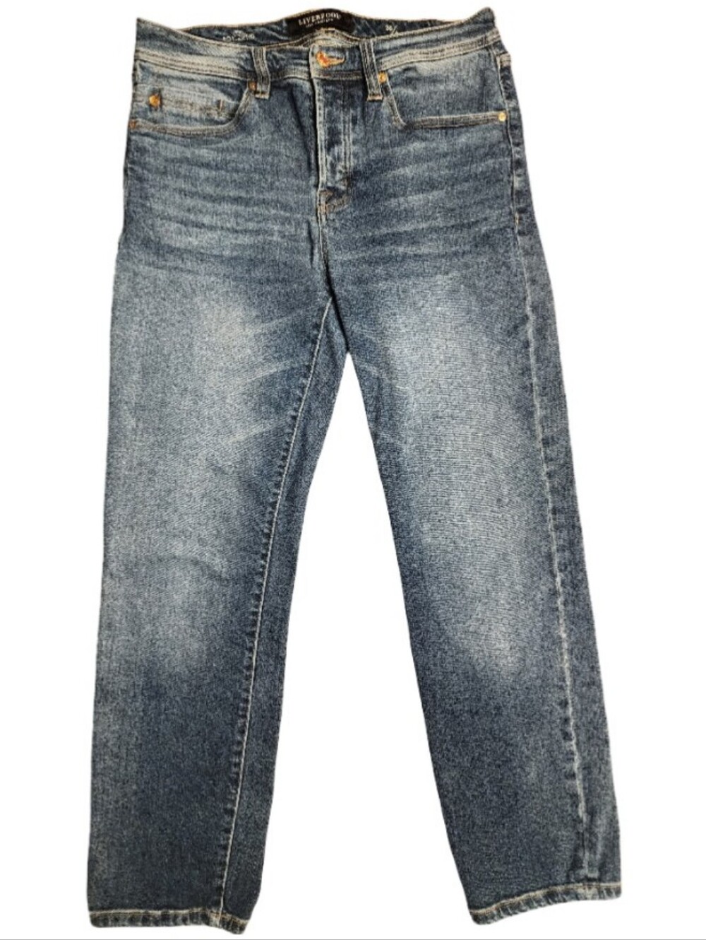 LIVERPOOL LOS ANGELES The Keeper Button Fly MidRise Boyfriend Jeans Sz 28/6 EUC